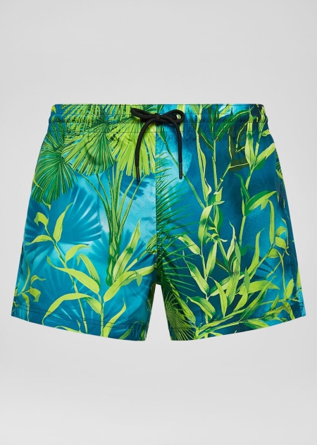 Pantaloni Scurti Inot Versace Jungle Print Barbati | JRDEIBX-29